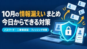 2026年10月の情報漏えいまとめと、今日からできる対策